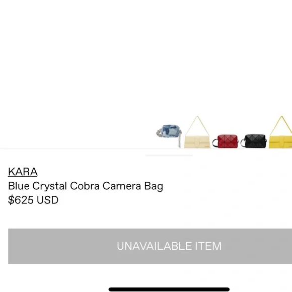 KARA Denim Crystal Strap Cobra Bag💎🥶 - Picture 8 of 17